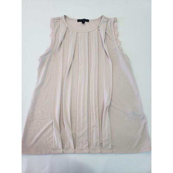 Banana Republic Pink Top sz S Lace Fairy Boho Cottagecore Whimsical Boho Neutral - Picture 1 of 10